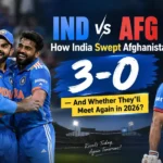 IND vs AFG How India Swept Afghanistan 3-0